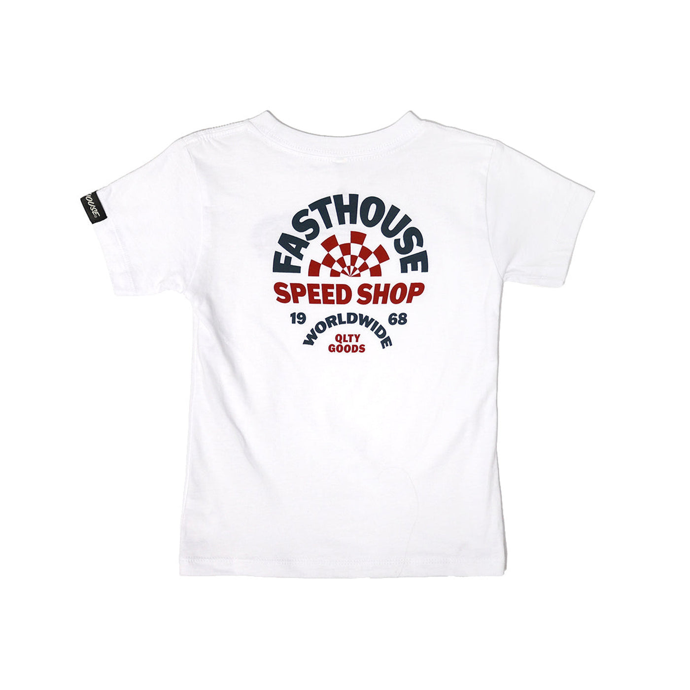 Fasthouse Toddler Deco Tee White - Rear View