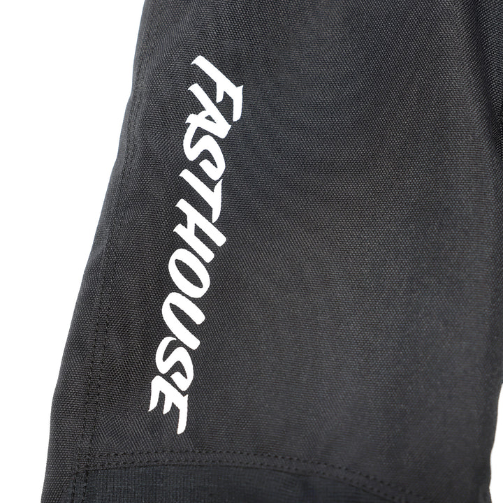 Fasthouse Toddler El Nino Pant Black - Close-up of Right Thigh Graphic