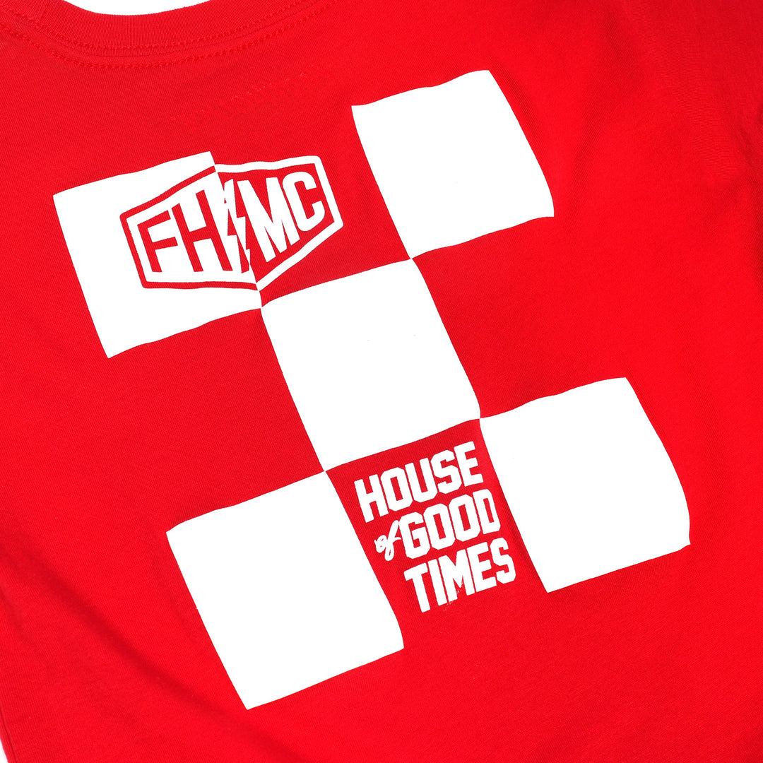 Fasthouse Toddler Gibson SS Tee Red - Close-Up of Graphic on Back