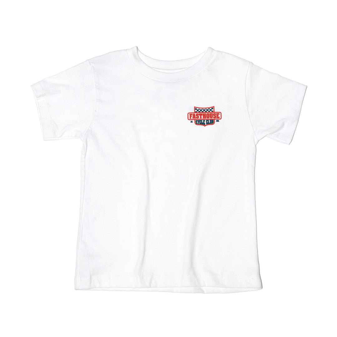 Fasthouse Toddler Krest SS Tee White - Front View