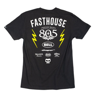 Fasthouse Team Tee Black - Rear View