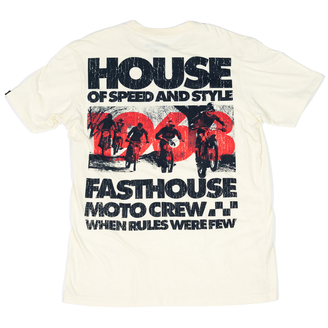 Fasthouse The House SS Tee Natural - Rear View