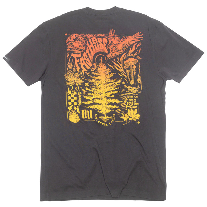 Fasthouse Tomahawk SS Tee Black - Rear View