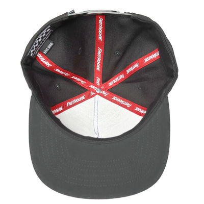 Fasthouse Toll Free Hat Black - Bottom Up View