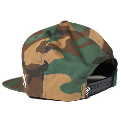 Fasthouse Toll Free Hat Camo - Rear View