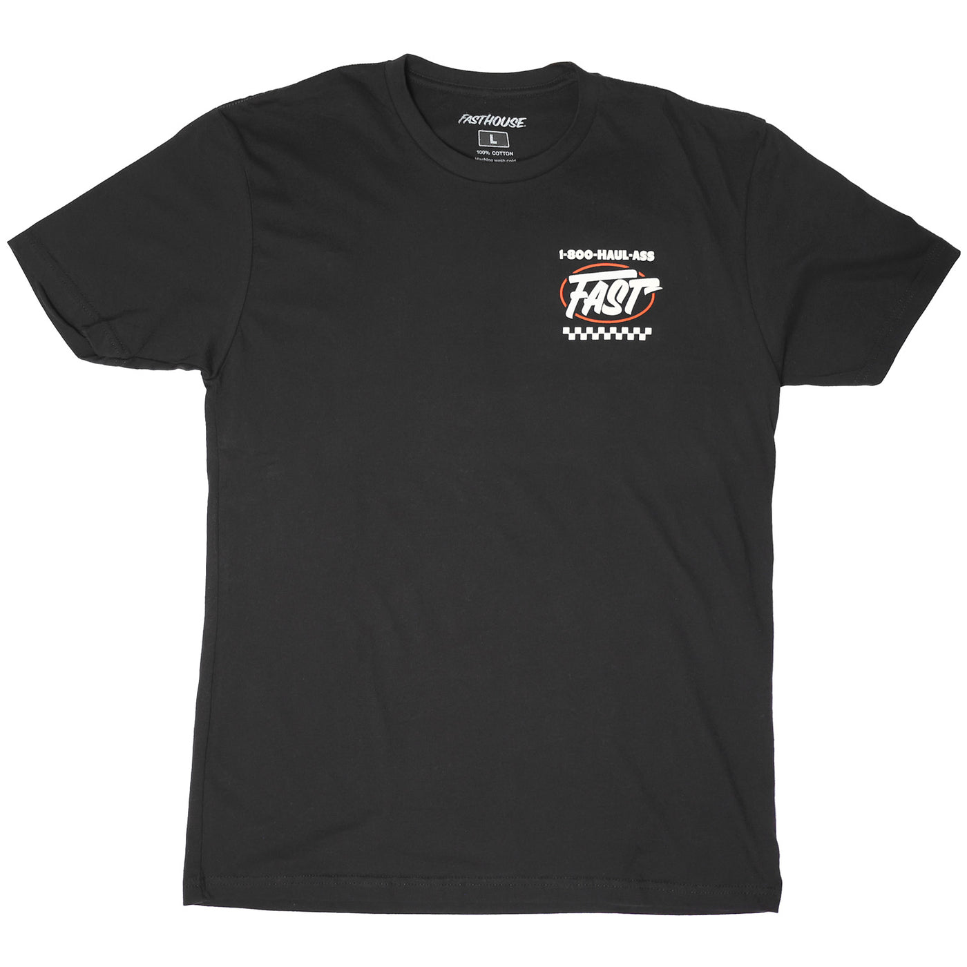 Fasthouse Toll Free SS Tee Black - Front View