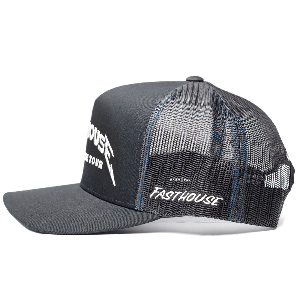 Fasthouse Tour Hat Oversized Black - Side View