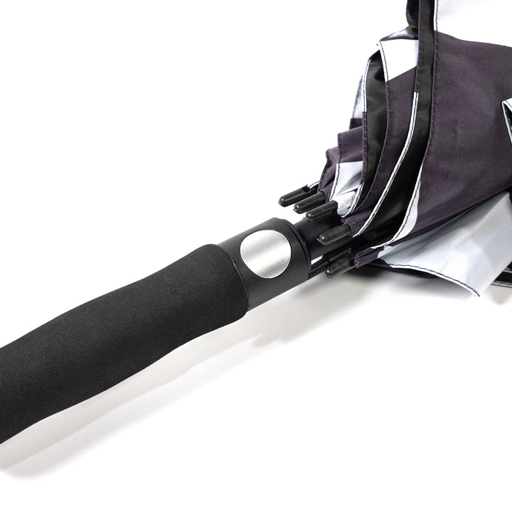 Fasthouse Trip Umbrella Black/White - Close-Up of Opening Button on Handle