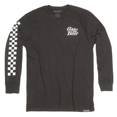 Fasthouse Tavern Long Sleeve Tee Black - Front View