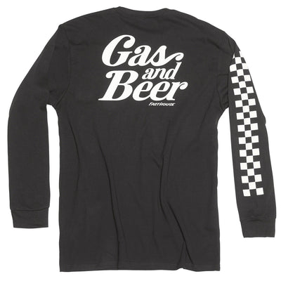 Fasthouse Tavern Long Sleeve Tee Black - Rear View