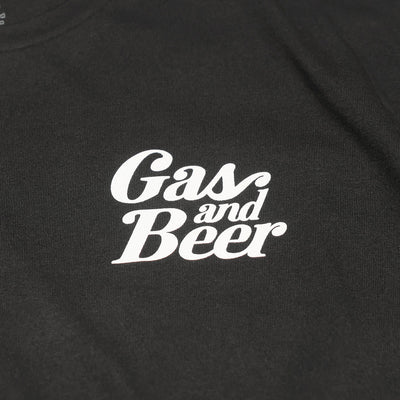 Fasthouse Tavern Long Sleeve Tee Black - Close-Up of Graphic on Front