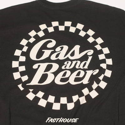 Fasthouse Tavern Tee Black - Close-up of Graphic on Back