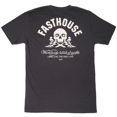 Fasthouse Undisputed SS Tee Black - Rear View