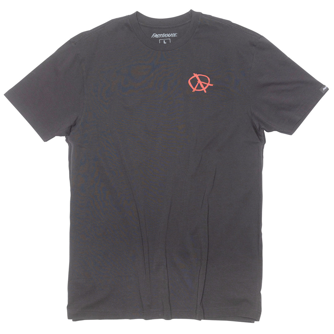 Fasthouse Utopia SS Tee Black - Front View