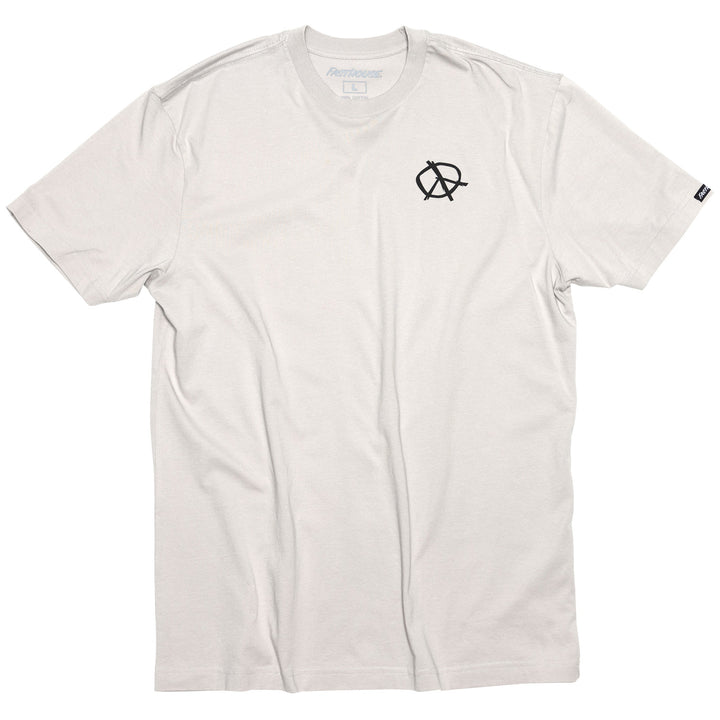Fasthouse Utopia SS Tee Light Gray - Front View