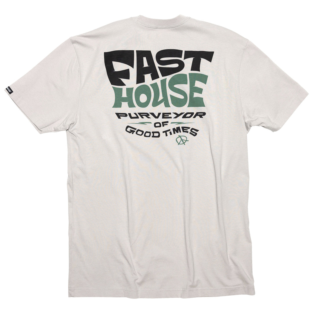 Fasthouse Utopia SS Tee Light Gray - Rear View