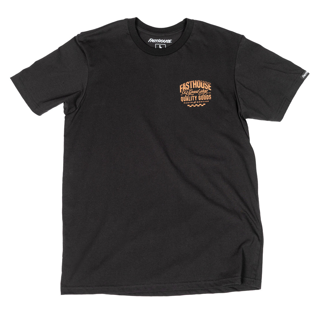 Fasthouse Virtue SS Tee Black - Front View