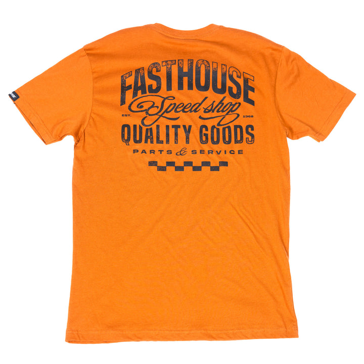 Fasthouse Virtue SS Tee Rust - Rear View