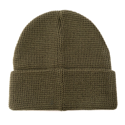 Fasthouse Waffle Beanie Olive - Rear View