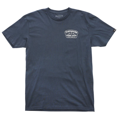 Fasthouse Wedged Tee Indigo - Front View