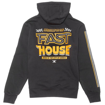 Fasthouse Weekend Hooded Pullover Black - Rear View