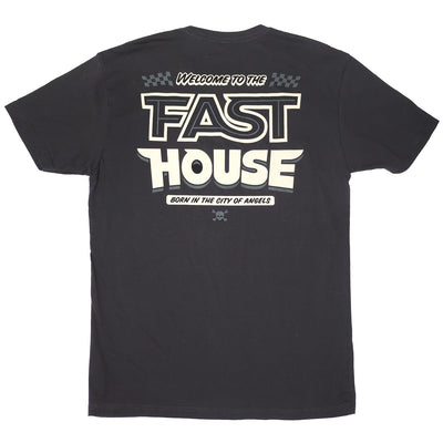 Fasthouse Weekend SS Tee Black - Rear View