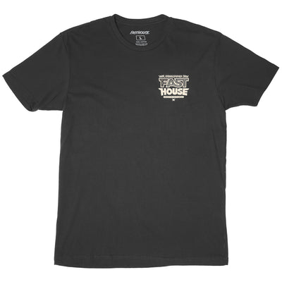 Fasthouse Weekend SS Tee Black - Front View