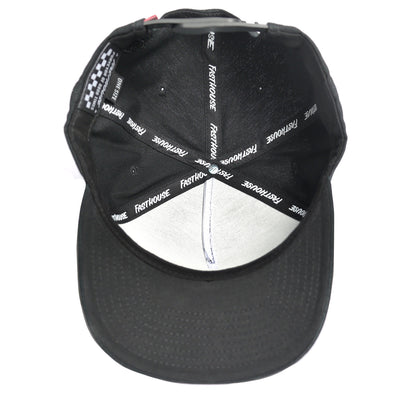 Fasthouse Wired Hat Black - Bottom Up View