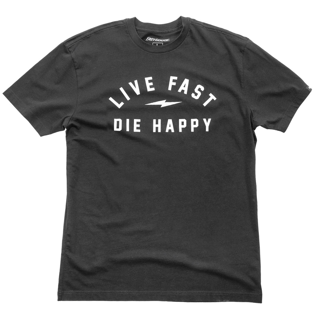 Fasthouse Wired SS Tee Black - Front View