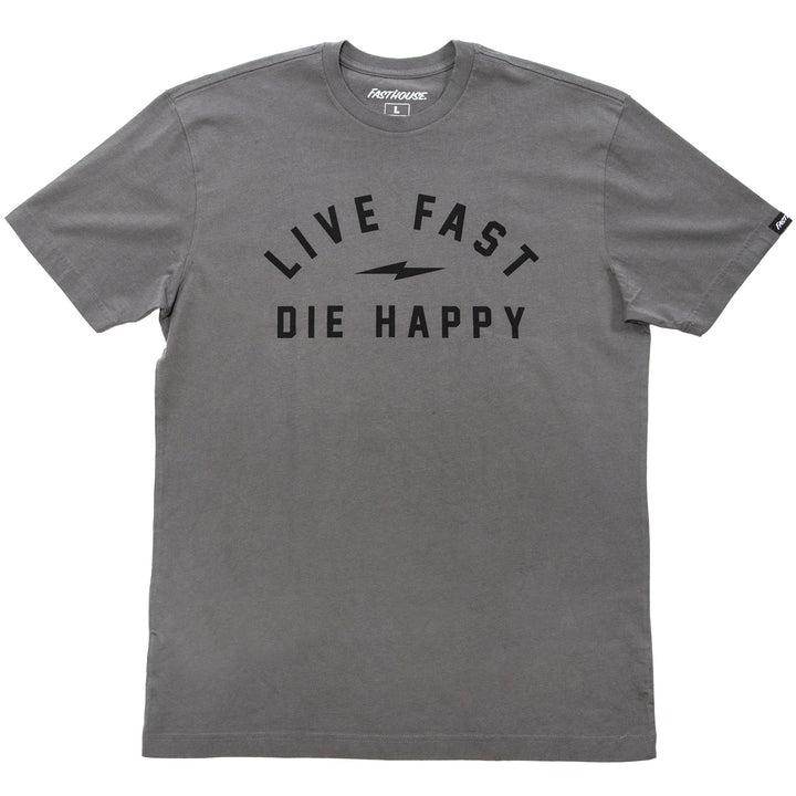 Fasthouse Wired SS Tee Heavy Metal - Front View