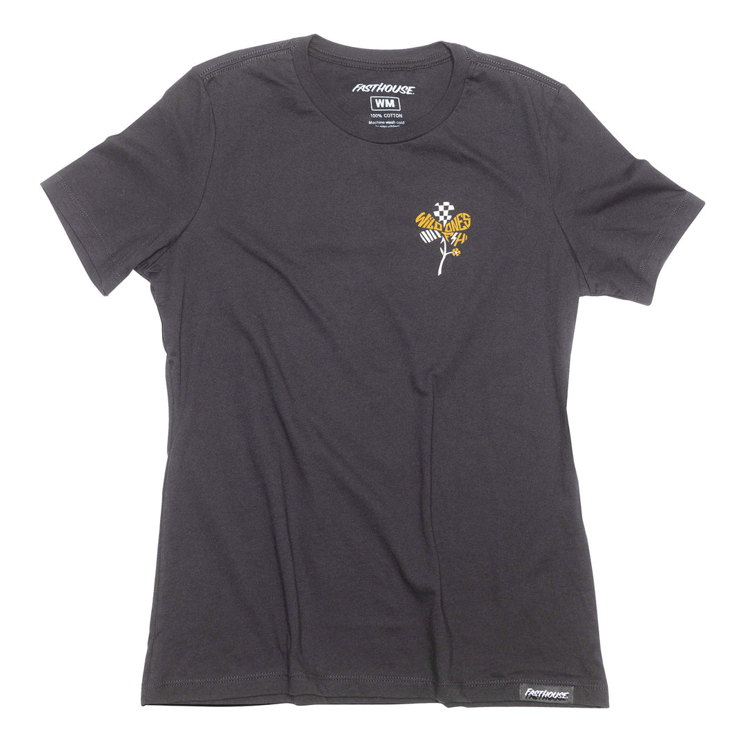 Fasthouse Women's Garden Party SS Tee Black - Front View