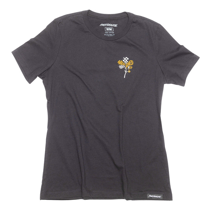 Fasthouse Women's Garden Party SS Tee Black - Front View