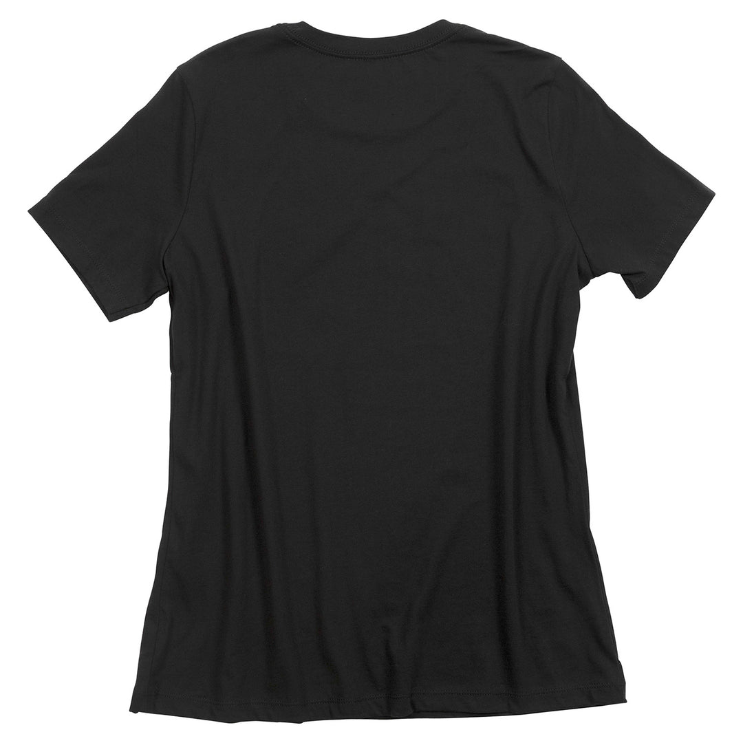 Fasthouse Women's Macabre Tee Black Mineral Wash - Rear View