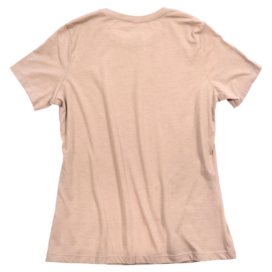 Fasthouse Women's Macabre Tee Heather Pink Gravel - Rear View