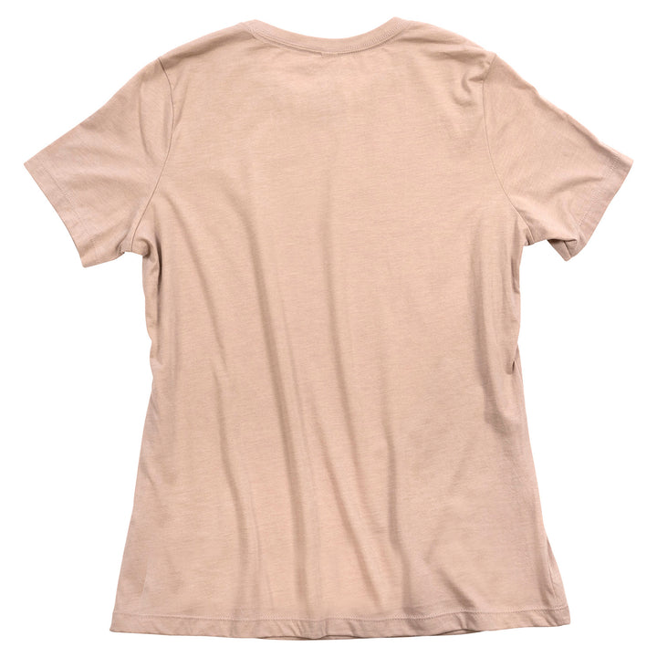 Fasthouse Women's Macabre Tee Heather Pink Gravel - Rear View