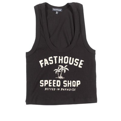 Fasthouse Women's Alkyd Tank Black - Front View