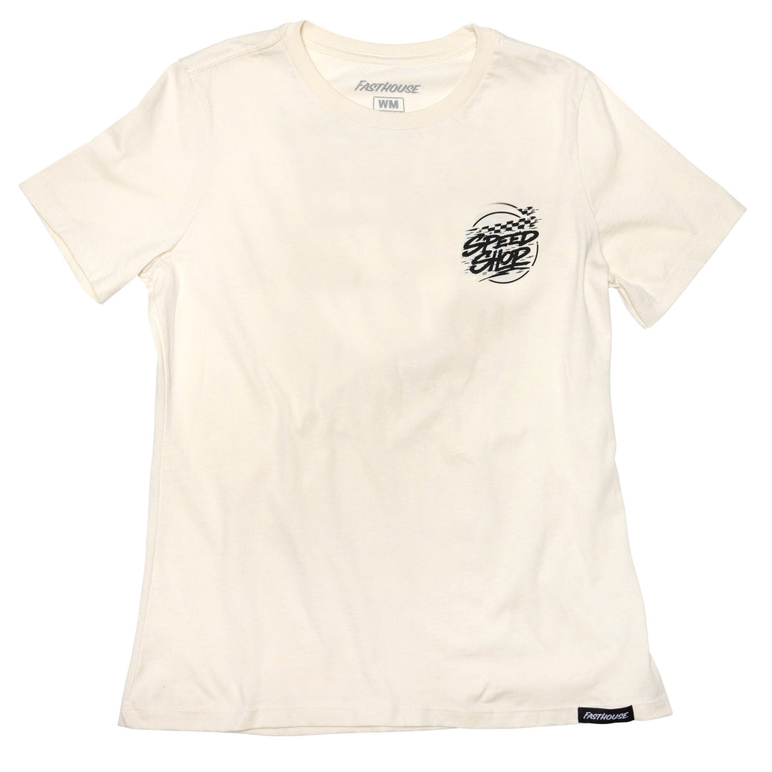 Fasthouse Women's Burner SS Tee Natural - Front View
