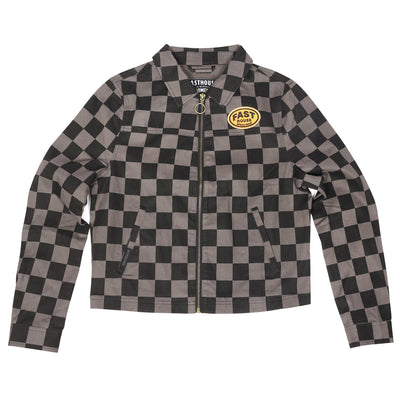Fasthouse Women's Daisy Jacket Black/Gray - Front View