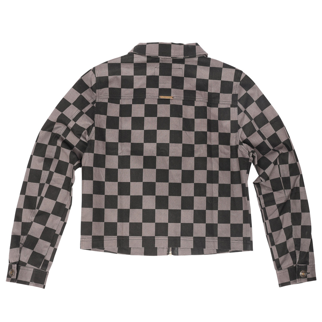 Fasthouse Women's Daisy Jacket Black/Gray - Rear View