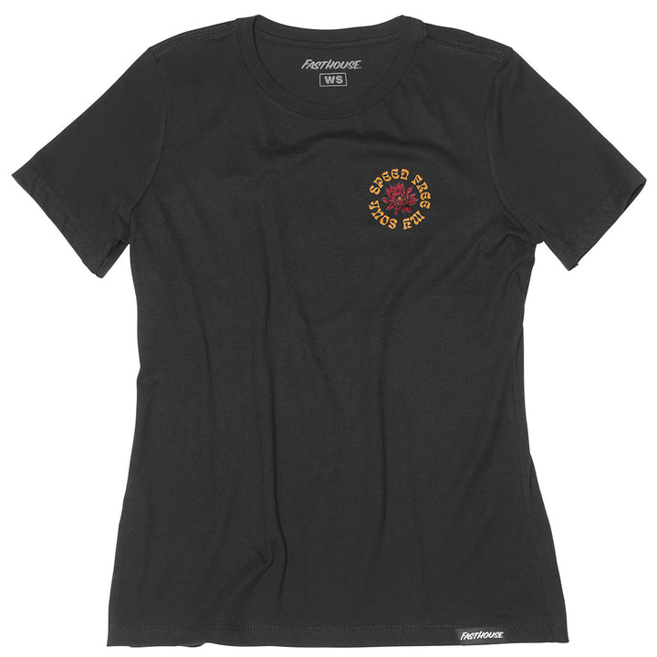 Fasthouse Women's Desert Stars Tee Black - Front View