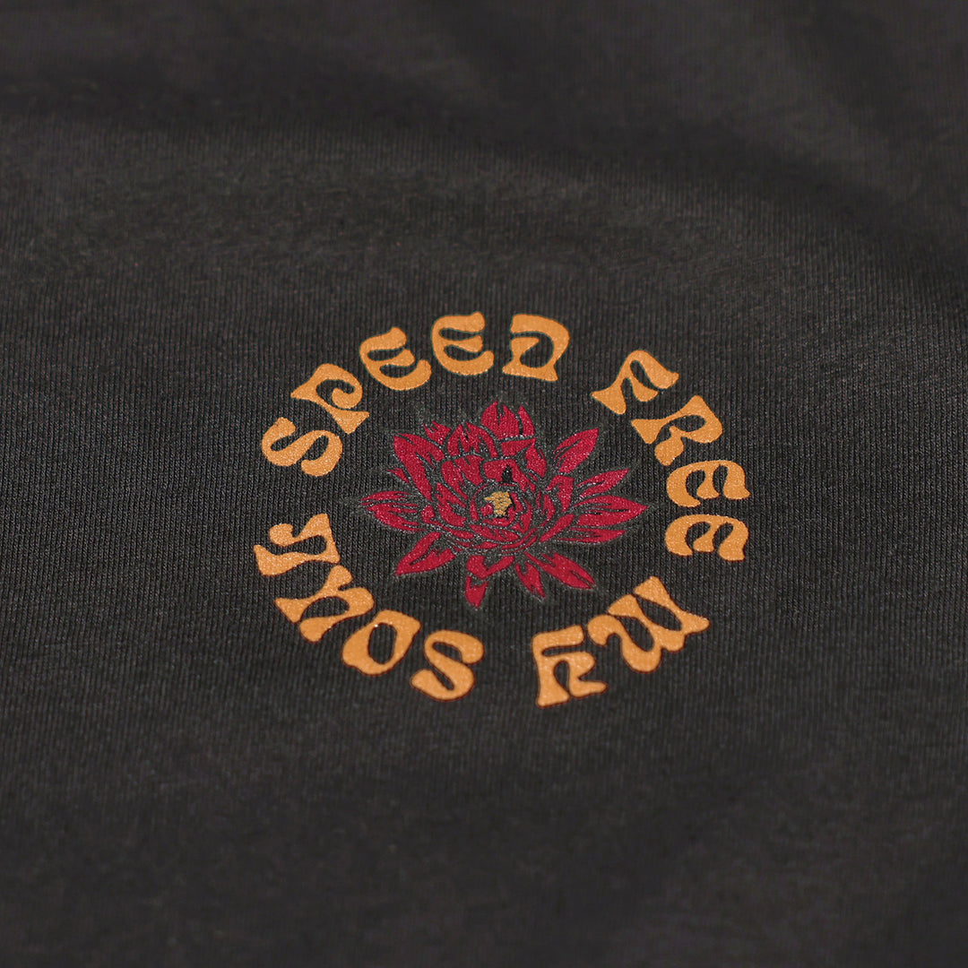 Fasthouse Women's Desert Stars Tee Black - Close-Up of Graphic on Front