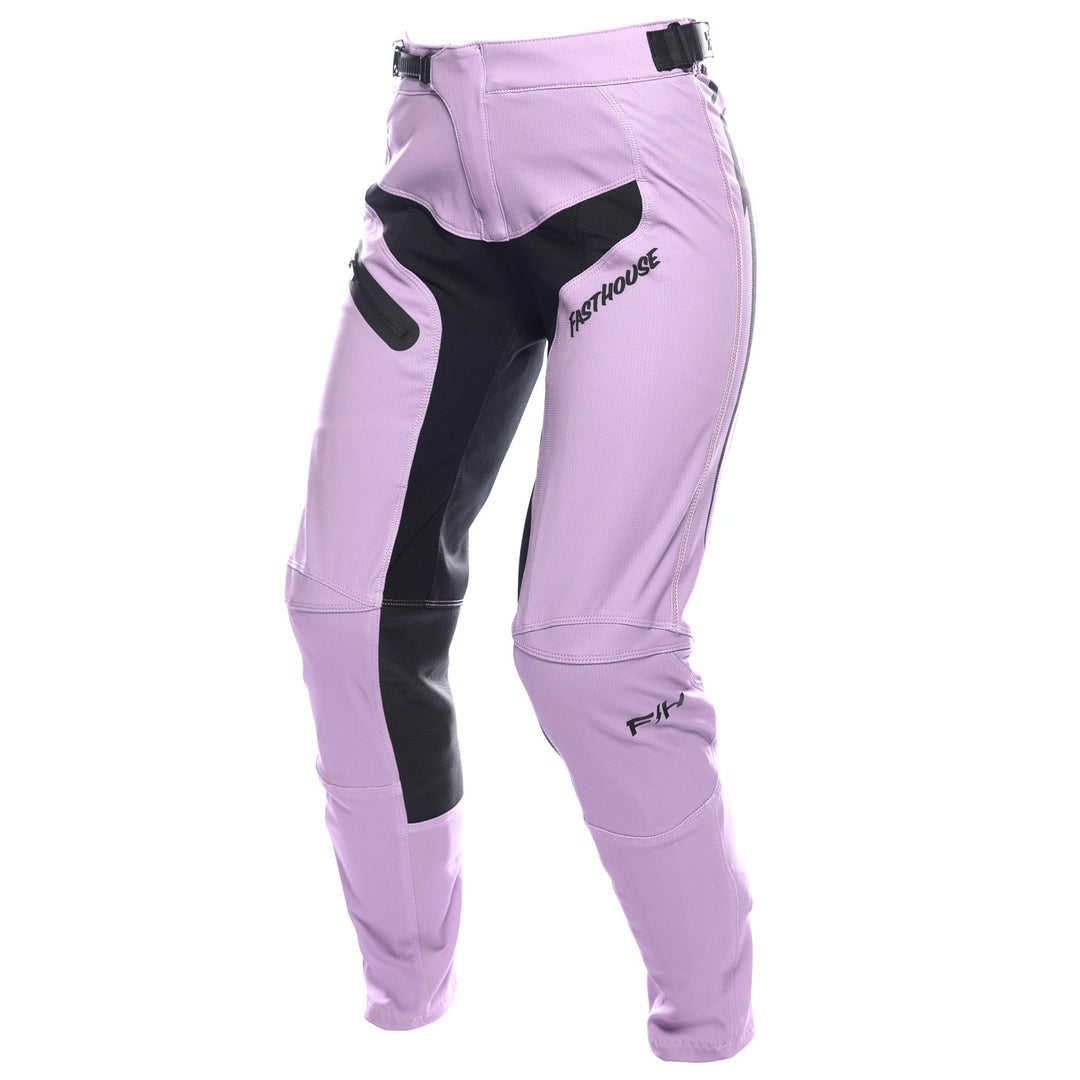 Fasthouse Women's Elrod Nitro Pants Smokey Lilac - Front Left Side View