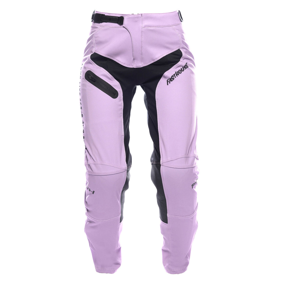 Fasthouse Women's Elrod Nitro Pants Smokey Lilac - Front View