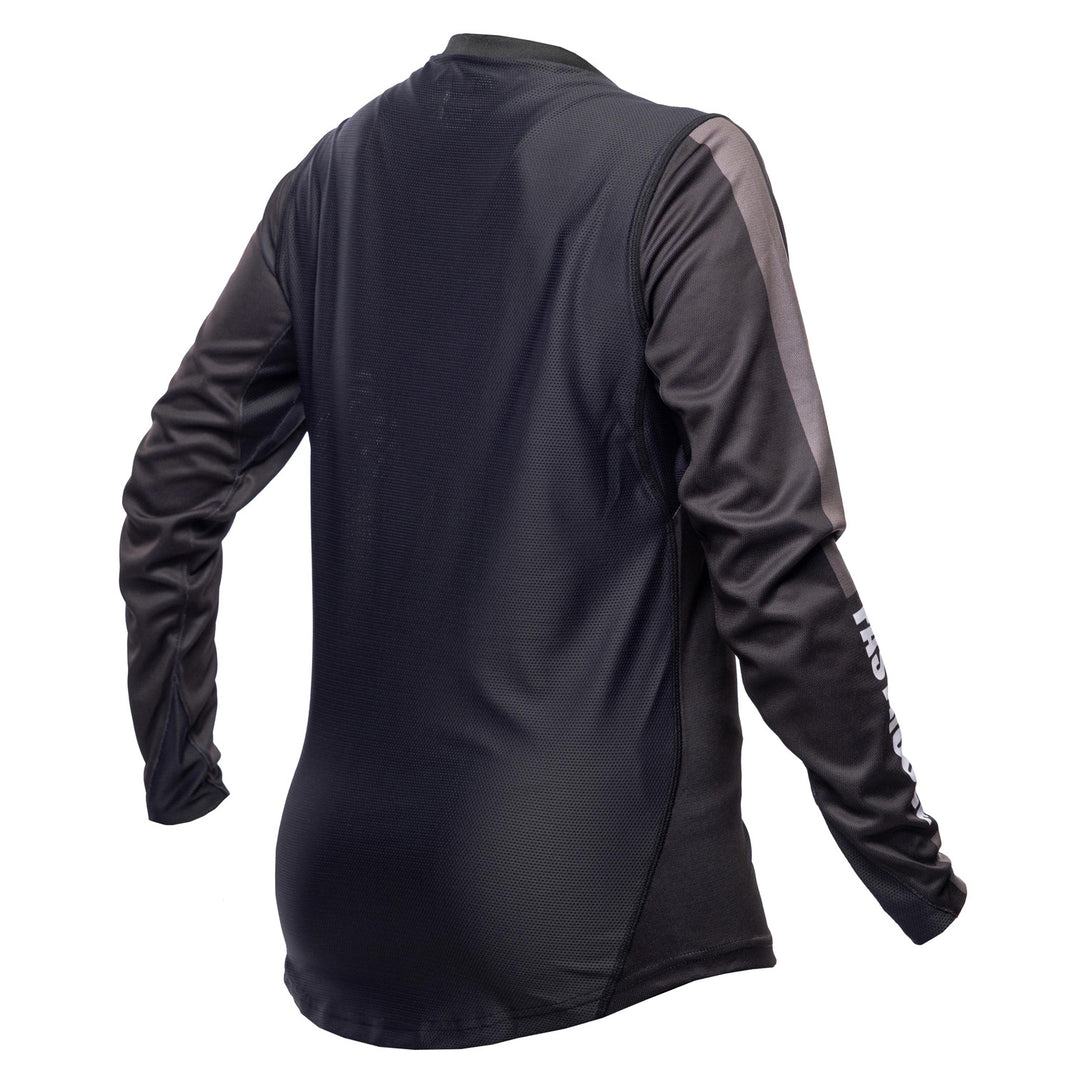 Fasthouse Women's Elrod Storm Jersey Black - Rear View
