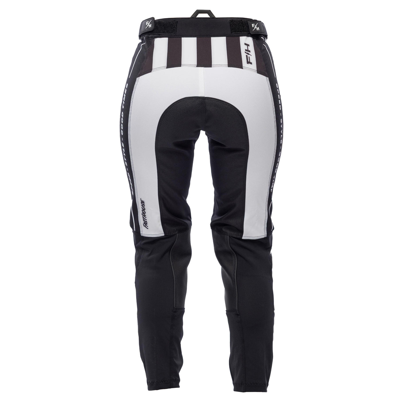 Fasthouse Women's Elrod Storm Pants White/Black - Rear View