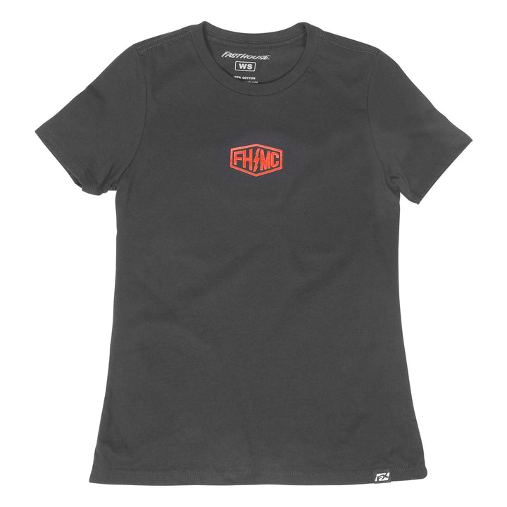 Fasthouse Women's Gibson SS Tee Black - Front View