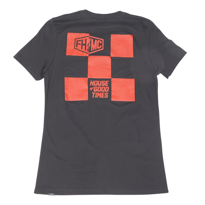 Fasthouse Women's Gibson SS Tee Black - Rear View