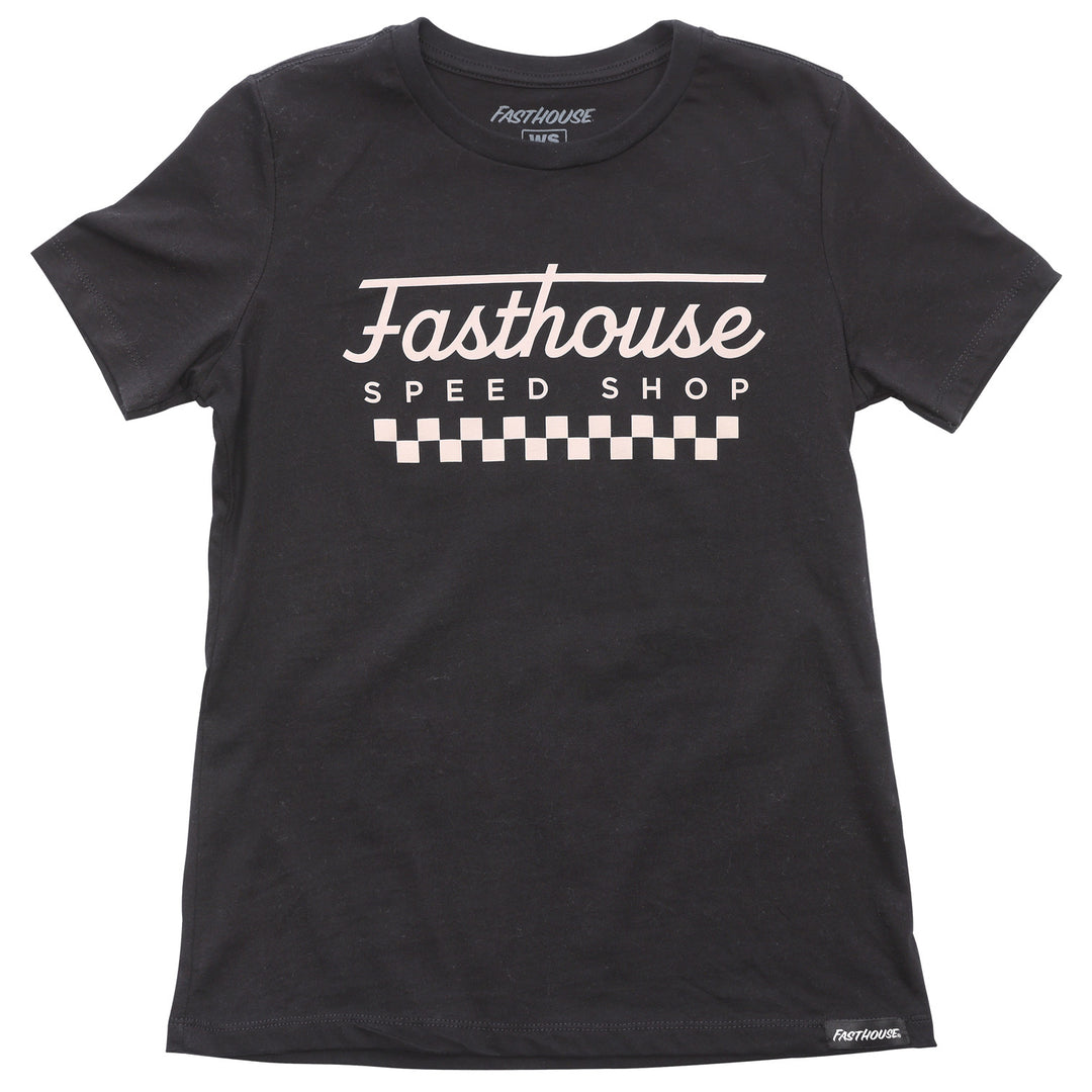Fasthouse Women's Keepsake Tee Black - Front View