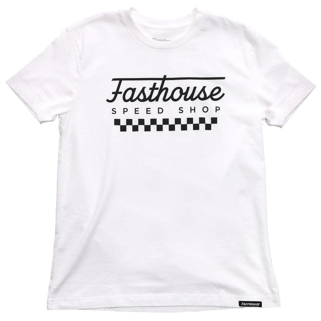 Fasthouse Women's Keepsake Tee White - Front View