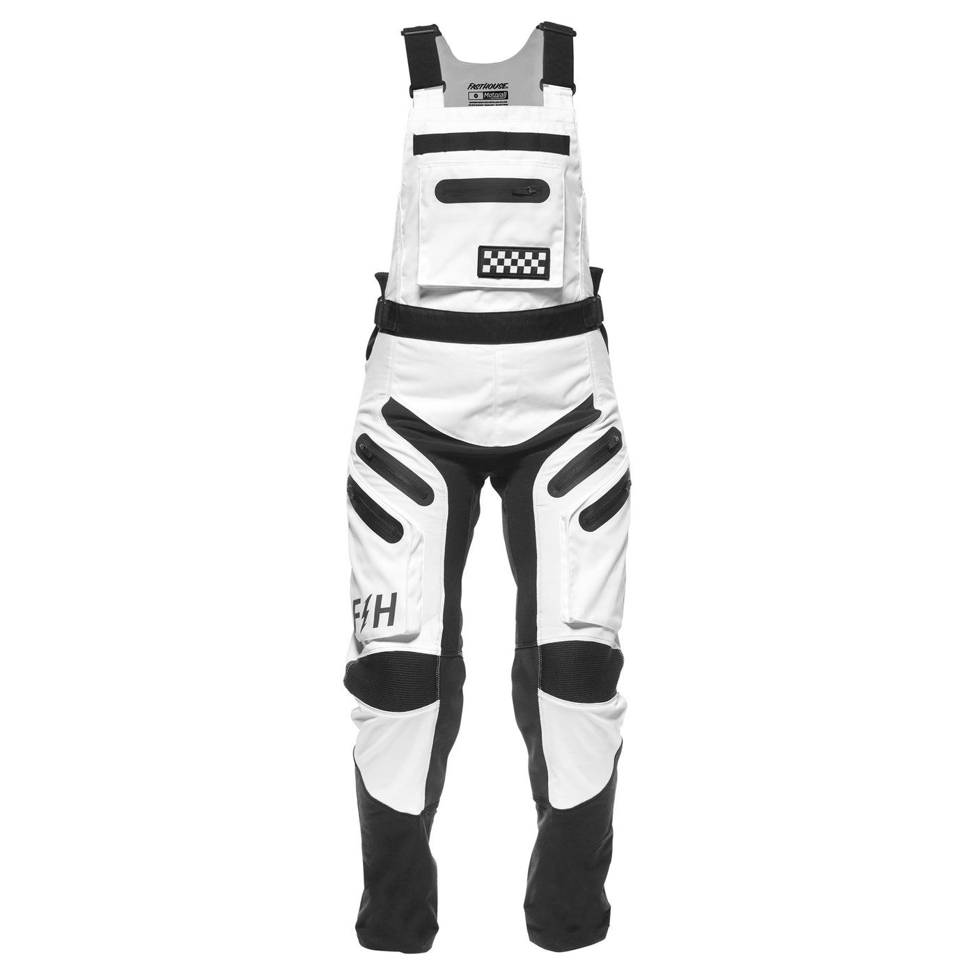 Fasthouse Women's Motorall MX White/Black - Front View